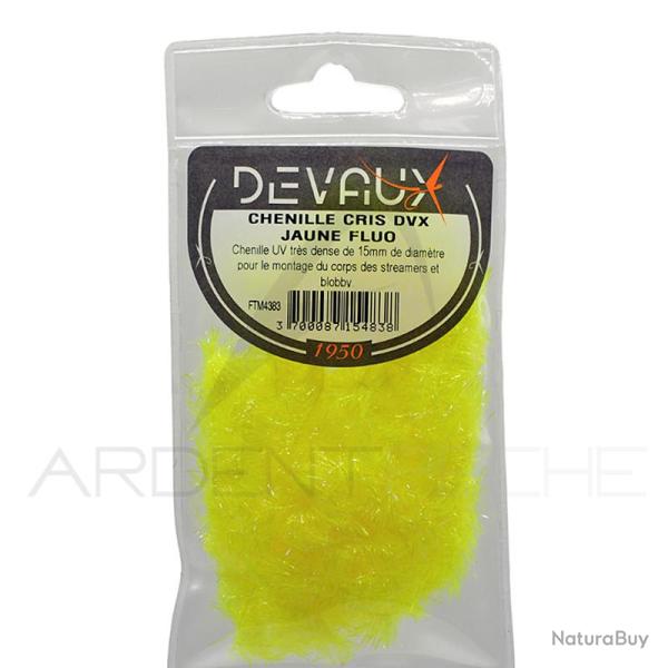 Chenille DEVAUX Cris jaune fluo