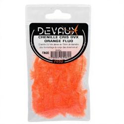 Chenille DEVAUX Cris orange fluo