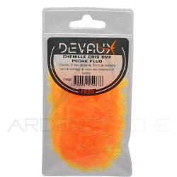 Chenille DEVAUX Cris P&ecirc;che fluo