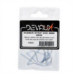 Rubber Strip DEVAUX 3 mm gris