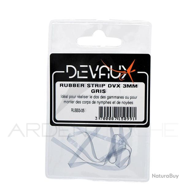 Rubber Strip DEVAUX 3 mm gris