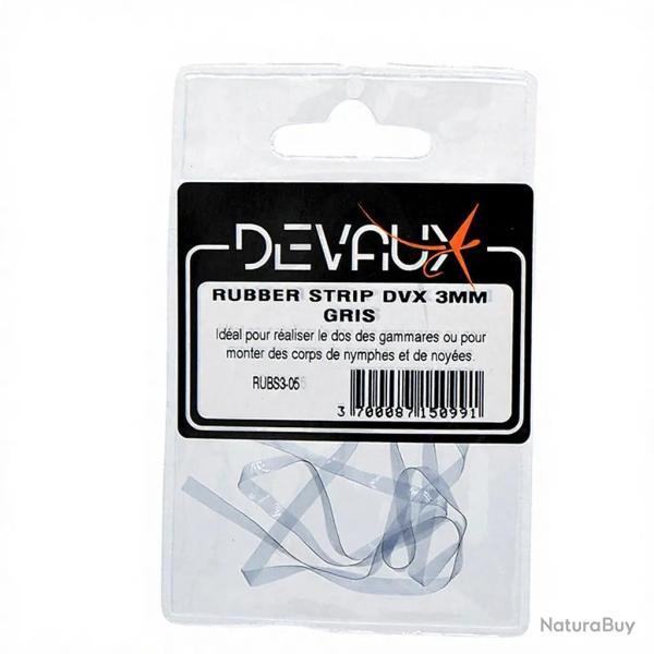Rubber Strip DEVAUX 3 mm gris