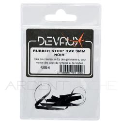 Rubber Strip DEVAUX 3 mm Noir