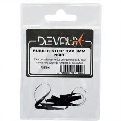 Rubber Strip DEVAUX 3 mm Noir
