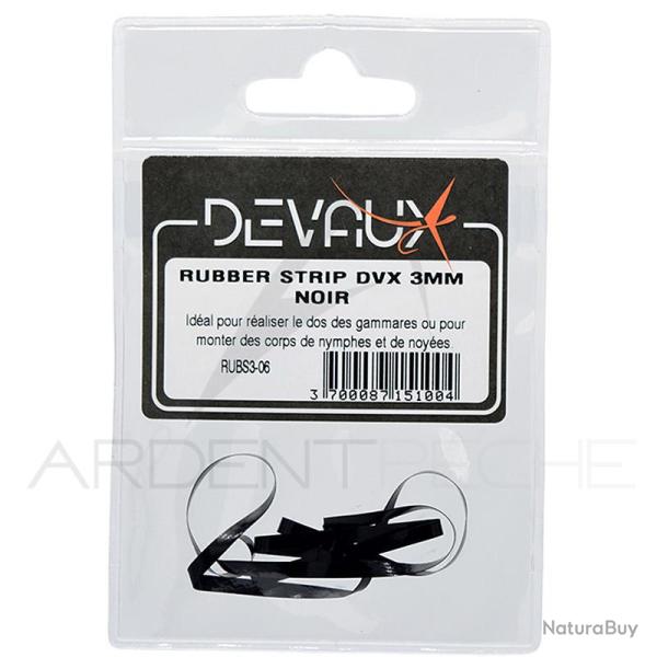 Rubber Strip DEVAUX 3 mm Noir