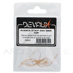 Rubber Strip DEVAUX 3 mm Tan