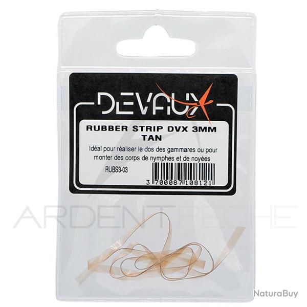 Rubber Strip DEVAUX 3 mm Tan
