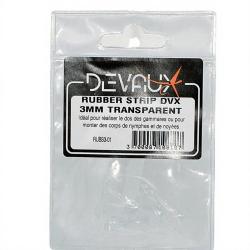 Rubber Strip DEVAUX 3 mm Transparent