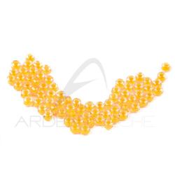 Bead Glass DEVAUX Corail fluo