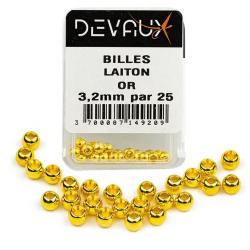 Bille Laiton DEVAUX or 2,4 mm