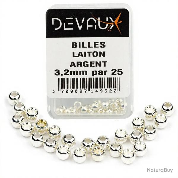 Bille Laiton DEVAUX argent 2 mm