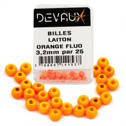 Bille Laiton DEVAUX orange fluo 2,4 mm