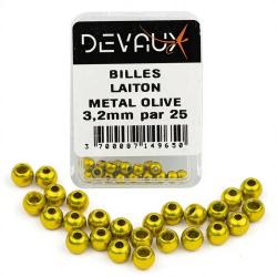 Bille Laiton DEVAUX m&eacute;tal olive 4,6 mm