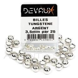 Bille Tungst&egrave;ne DEVAUX argent 3,5 mm