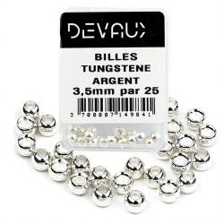 Bille Tungst&egrave;ne DEVAUX argent 4 mm