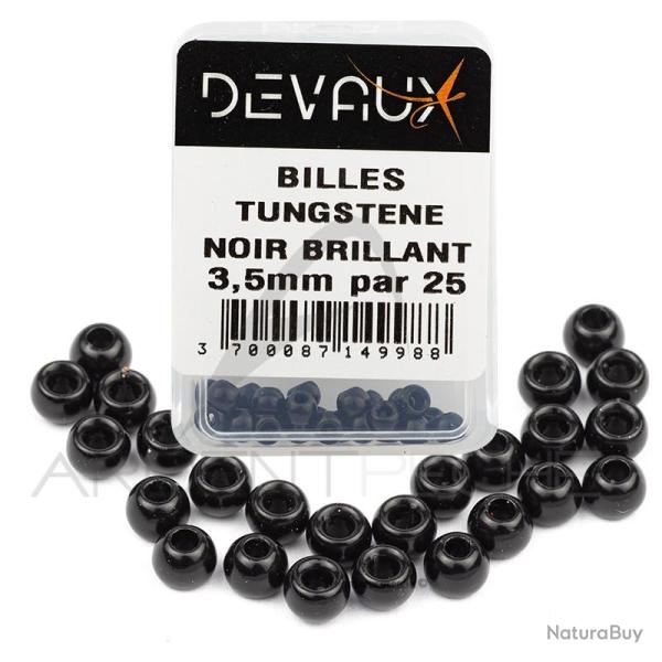 Bille Tungst�ne DEVAUX noir brillant 1,5 mm