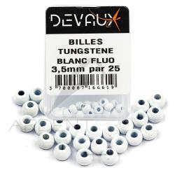 Bille Tungst&egrave;ne DEVAUX blanc fluo 2 mm