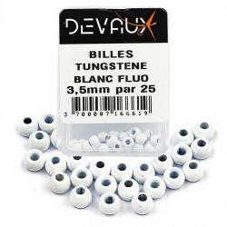Bille Tungst&egrave;ne DEVAUX blanc fluo 4 mm