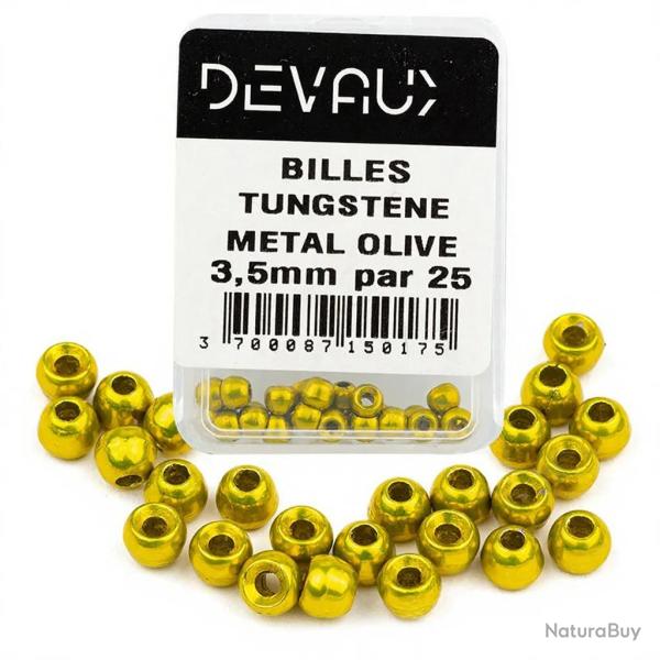 Bille Tungst�ne DEVAUX m�tal olive 4,6 mm