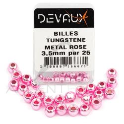 Bille Tungst&egrave;ne DEVAUX m&eacute;tal rose 3 mm