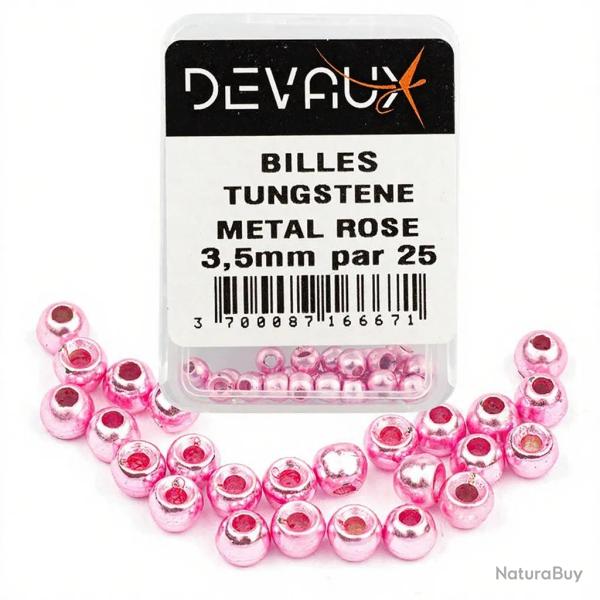 Bille Tungst�ne DEVAUX m�tal rose 4,6 mm