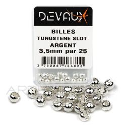 Bille Tungst&egrave;ne SLOT DEVAUX argent 4 mm