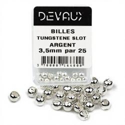 Bille Tungst&egrave;ne SLOT DEVAUX argent 4,6 mm