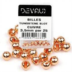 Bille Tungst&egrave;ne SLOT DEVAUX cuivre 2 mm