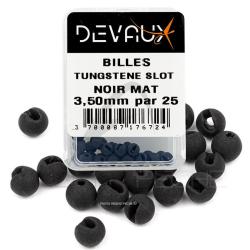 Bille Tungst&egrave;ne SLOT DEVAUX noir mat 2,5 mm