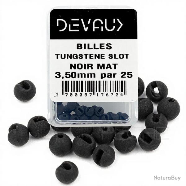 Bille Tungst�ne SLOT DEVAUX noir mat 4 mm