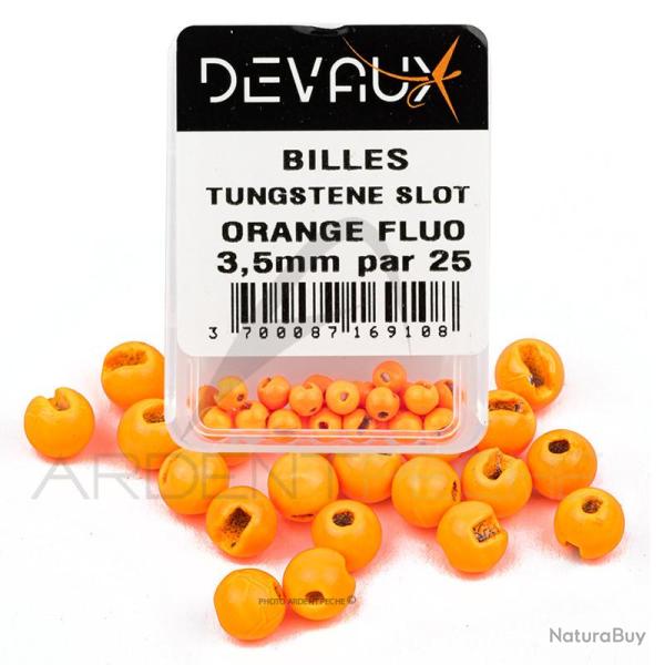 Bille Tungst�ne SLOT DEVAUX orange fluo X25 4 mm