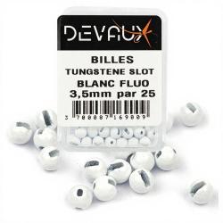 Bille Tungst&egrave;ne SLOT DEVAUX blanc fluo 4 mm