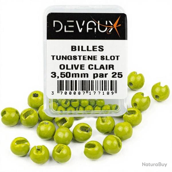 Bille Tungst�ne SLOT DEVAUX olive clair 2,5 mm