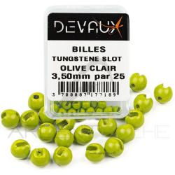 Bille Tungst&egrave;ne SLOT DEVAUX olive clair 3,5 mm