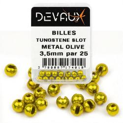 Bille Tungst&egrave;ne SLOT DEVAUX m&eacute;tal olive 2,5 mm