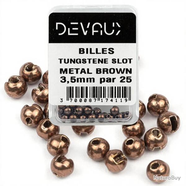 Bille Tungst�ne SLOT DEVAUX m�tal marron 4 mm