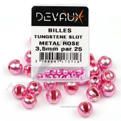 Bille Tungst&egrave;ne SLOT DEVAUX m&eacute;tal rose 4 mm