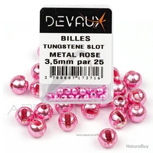 Bille Tungst�ne SLOT DEVAUX m�tal rose 4 mm