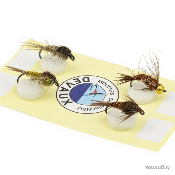 S�lection DEVAUX 4 mouches Nymphes 1