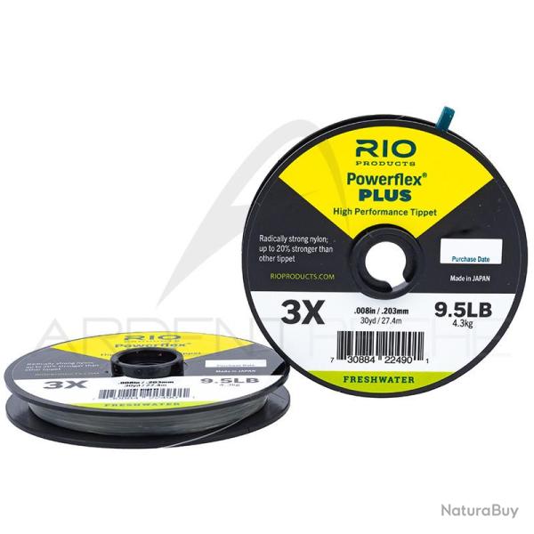 Fils nylon RIO Powerflex Plus (27.40m) 2X (0.229mm)