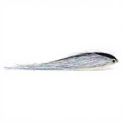 Mouche FutureFly Brochet Tube Noir Tube 4 cm