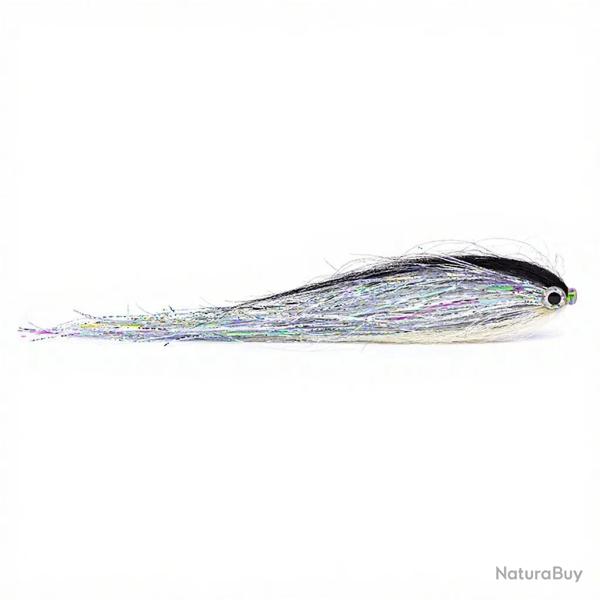 Mouche FutureFly Brochet Tube Noir Tube 4 cm