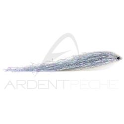 Mouche FutureFly Brochet Tube Blanc Tube 4 cm