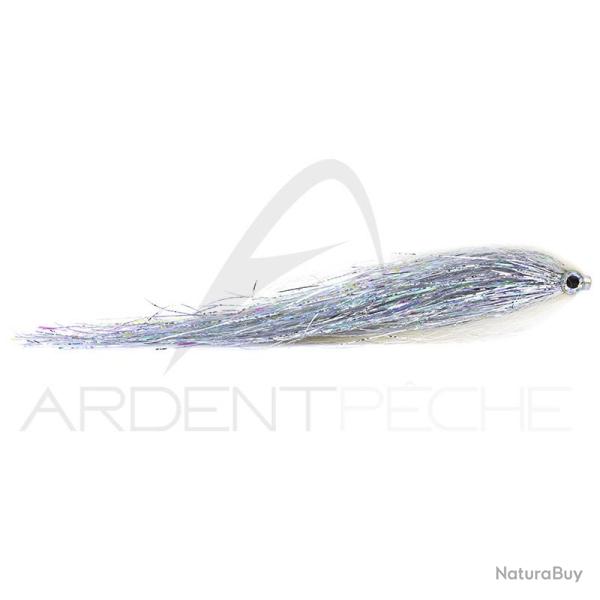 Mouche FutureFly Brochet Tube Blanc Tube 4 cm