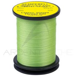 Fils de montage Semperfli Classic waxed thread 110 m 6/0 Chartreuse