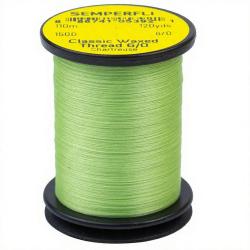 Fils de montage Semperfli Classic waxed thread 110 m 6/0 Chartreuse