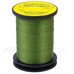 Fils de montage Semperfli Classic waxed thread 110 m 6/0 Medium olive