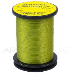 Fils de montage Semperfli Classic waxed thread 110 m 6/0 Pale olive