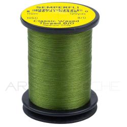Fils de montage Semperfli Classic waxed thread 110 m 8/0 Medium olive