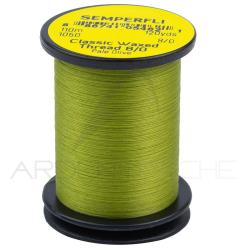 Fils de montage Semperfli Classic waxed thread 110 m 8/0 Pale olive